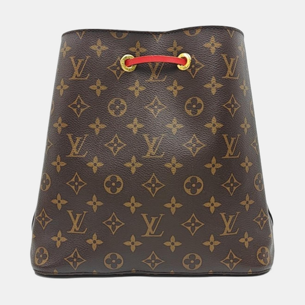 NÉONOÉ MM Monogram Coated Canvas Brown