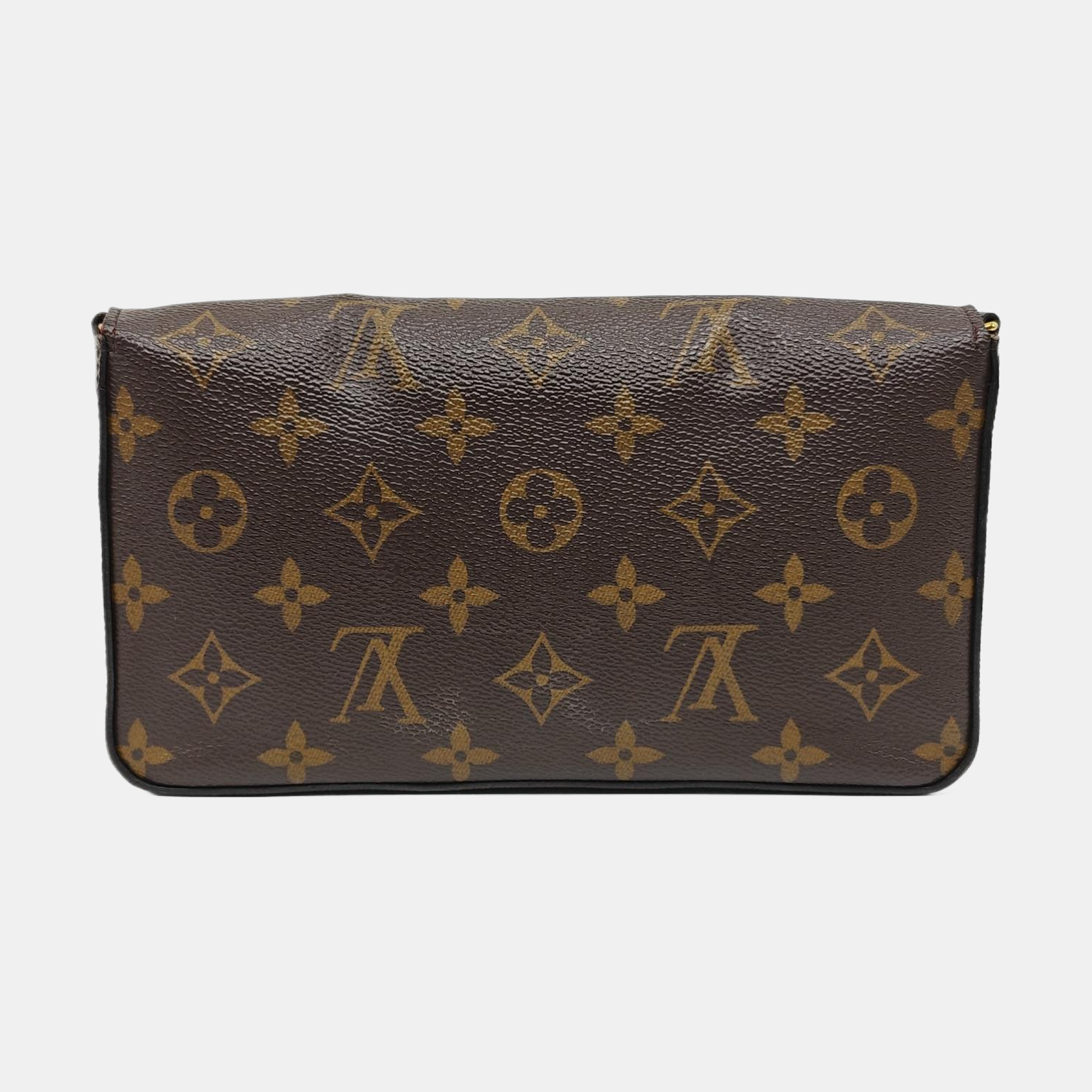FÉLICIE Monogram Coated Canvas Brown