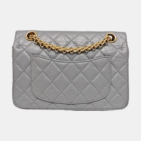 2.55 224 (mini) Quilted Calfskin Gray