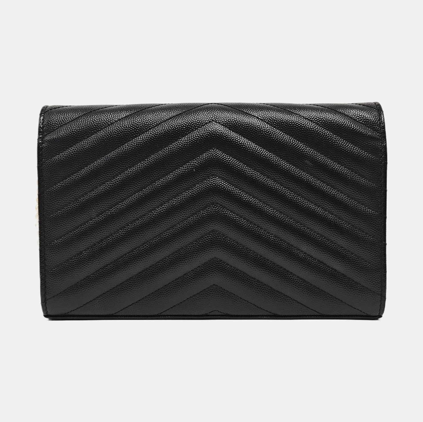 MONOGRAM Medium Chevron Calfskin Black