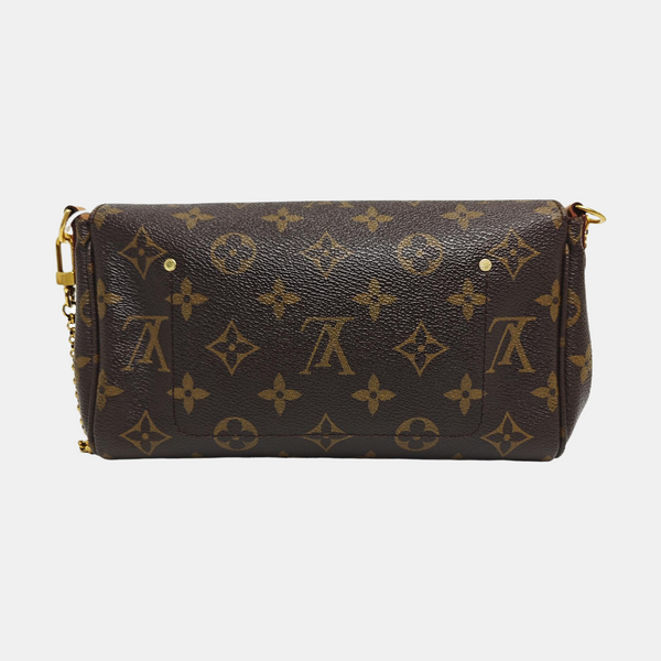FAVORITE PM Monogram Coated Canvas Brown