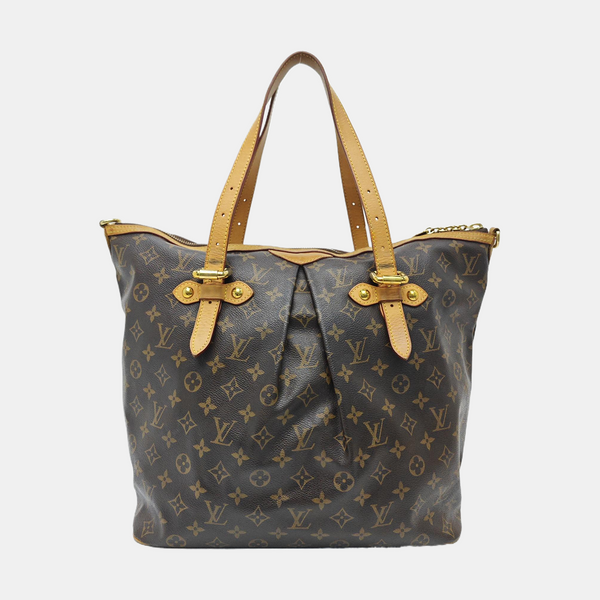 PALERMO GM Monogram Coated Canvas Brown