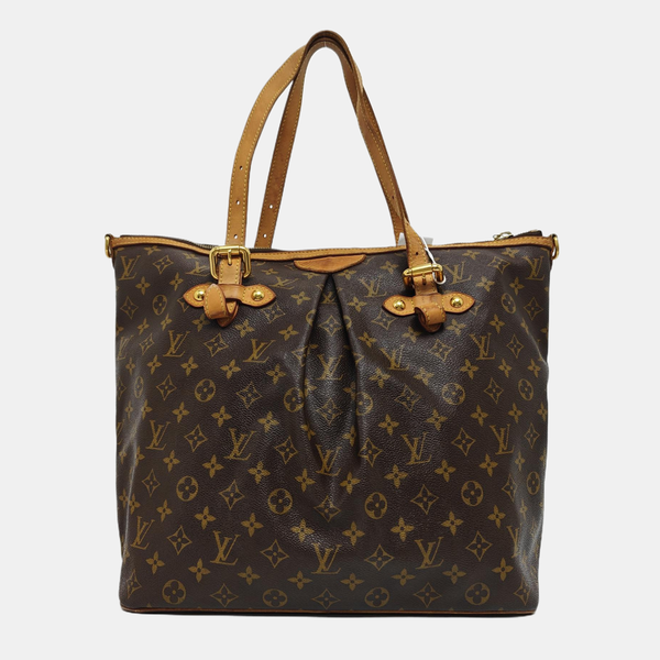 PALERMO GM Monogram Coated Canvas Brown