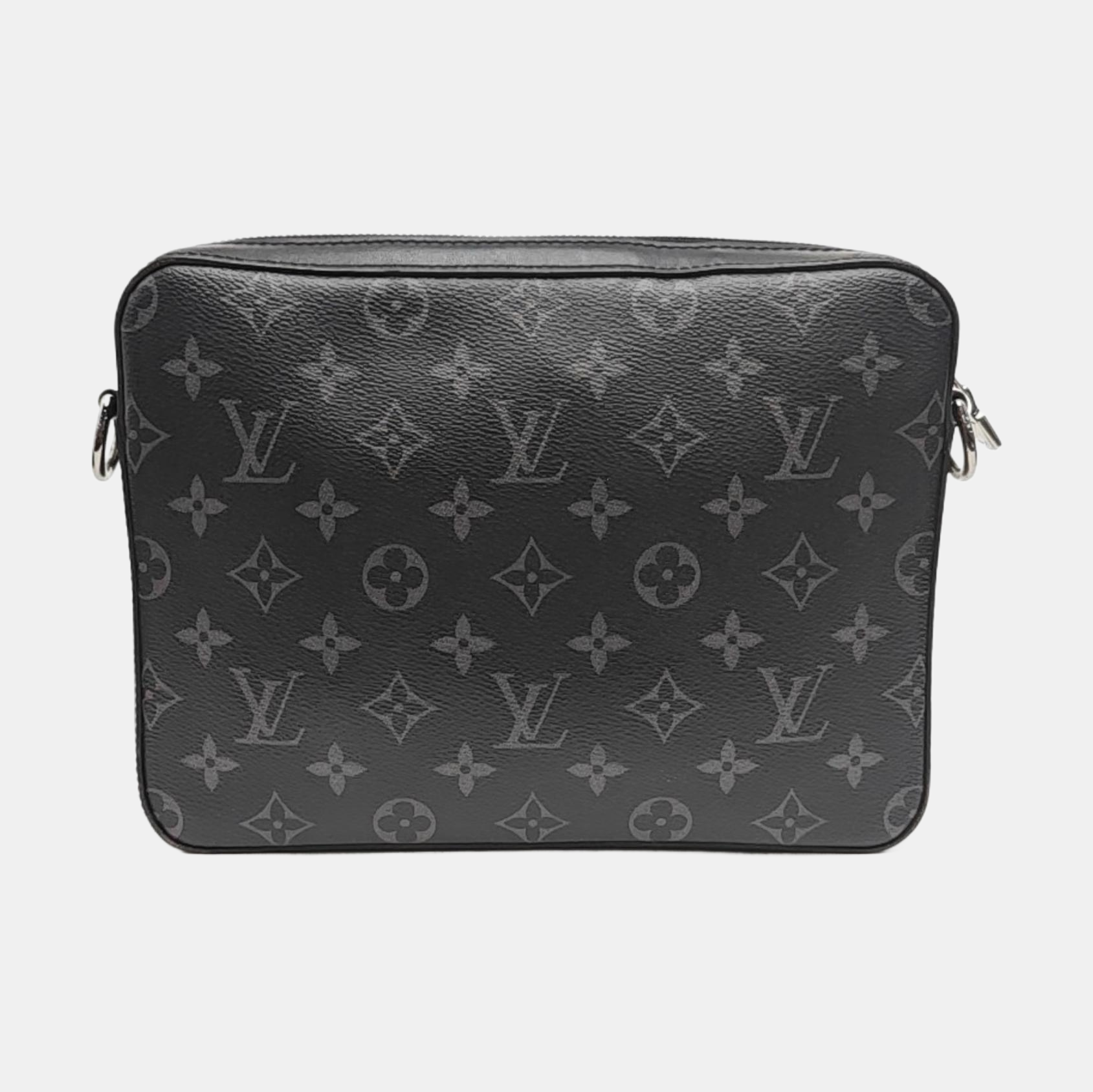 TRIO Monogram Coated Canvas Gray