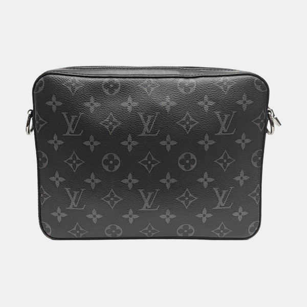 TRIO Monogram Coated Canvas Gray