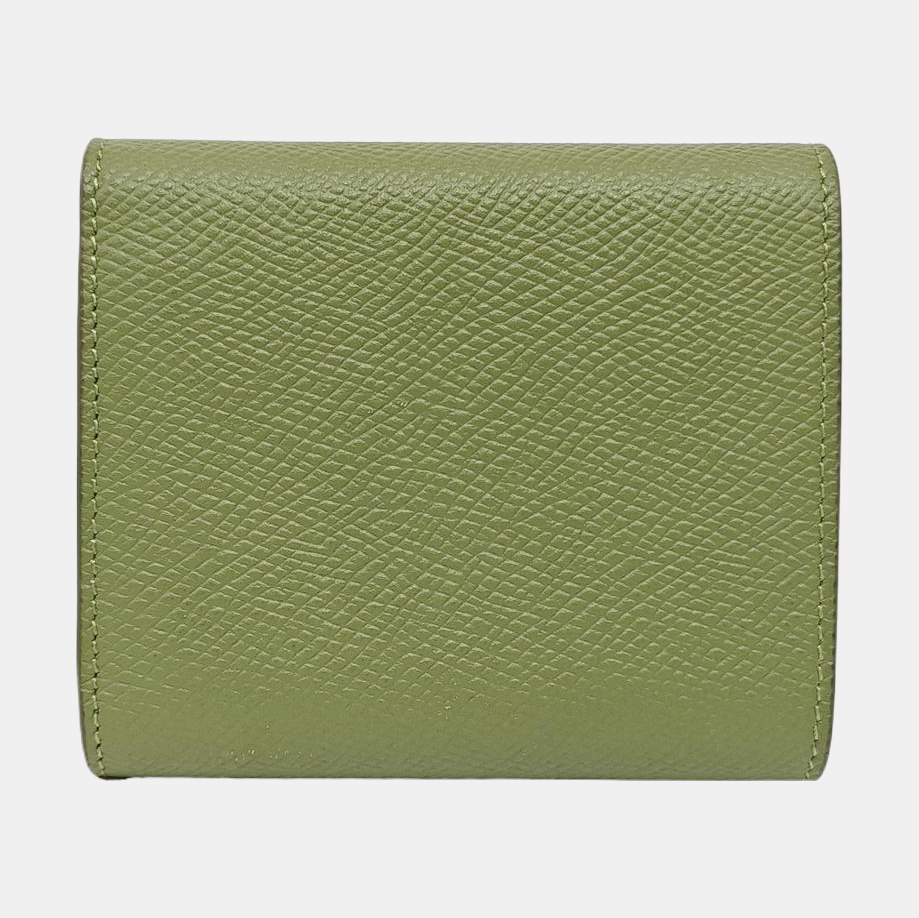 Calfskin Wallet Small Green