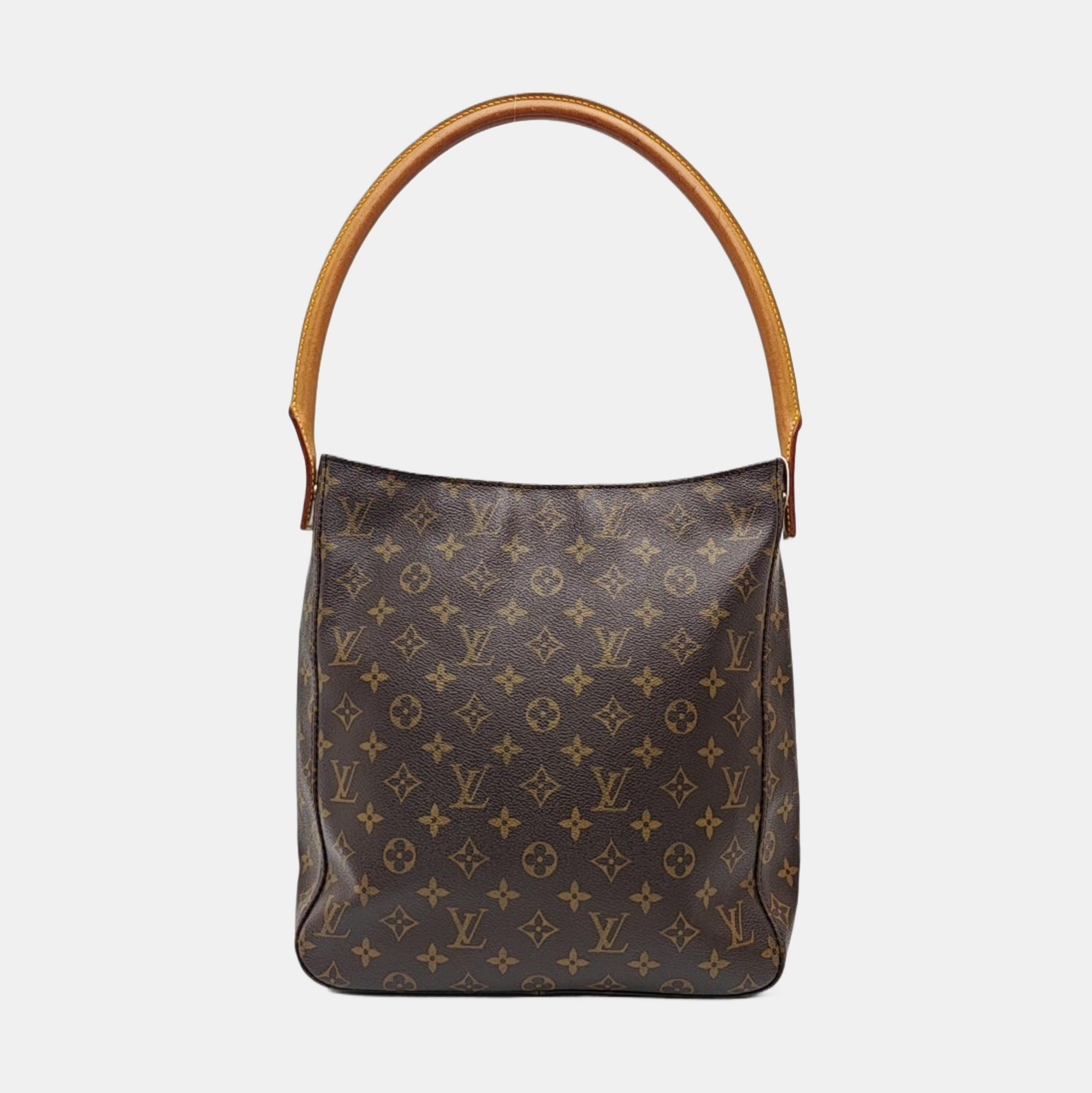 LOOPING GM Monogram Coated Canvas Brown