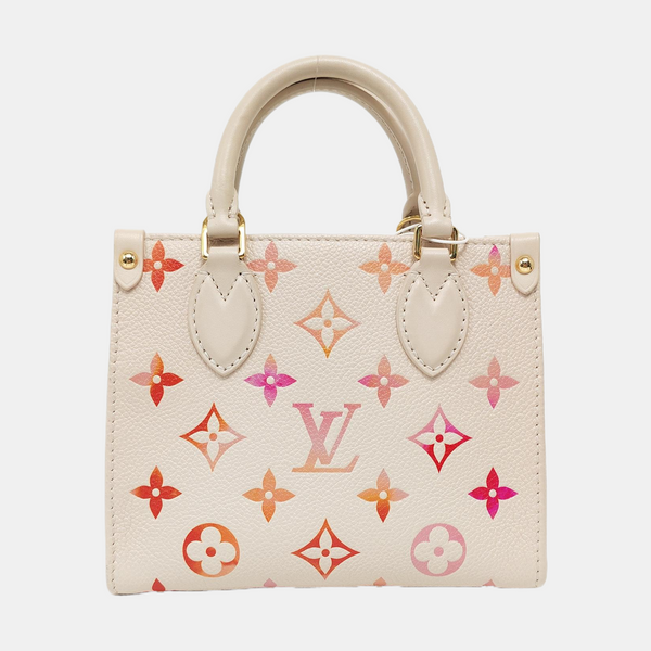ONTHEGO BB Monogram Calfskin Beige