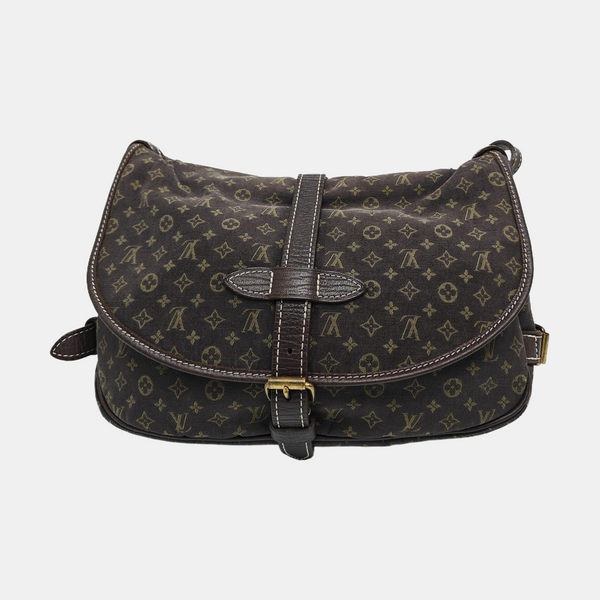 SAUMUR 28 Monogram Canvas Brown