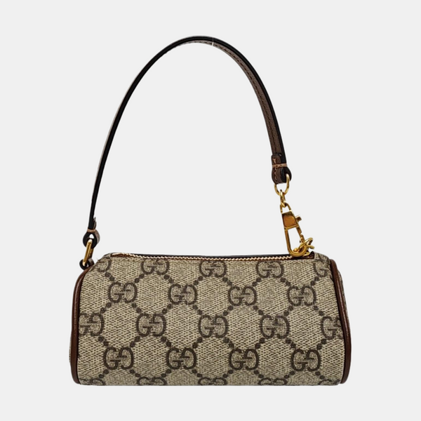Monogram Canvas Top Handle Bag Mini Beige