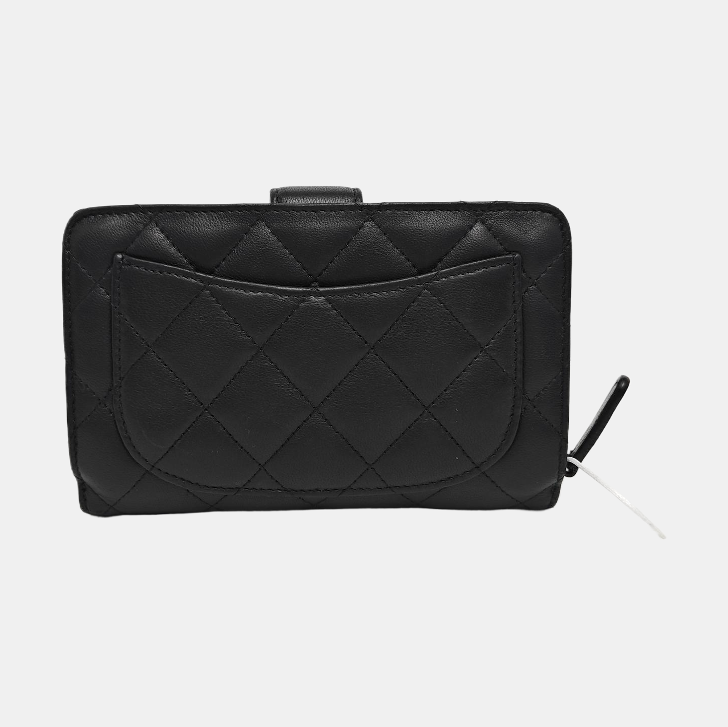 Quilted Lambskin Wallet Black