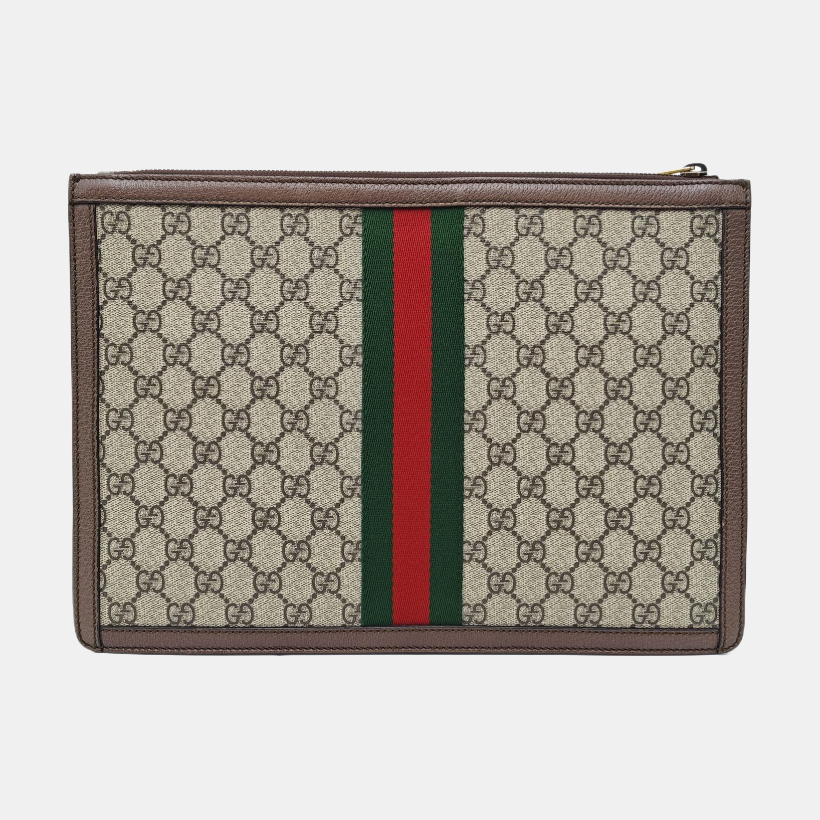 Ophidia Medium Monogram Coated Canvas Beige