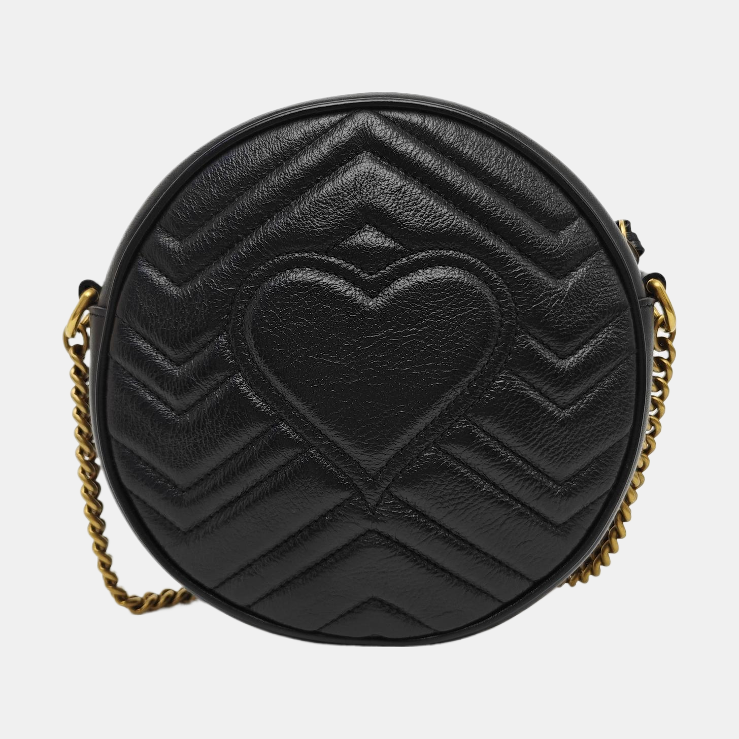 GG Marmont Mini Quilted Calfskin Black