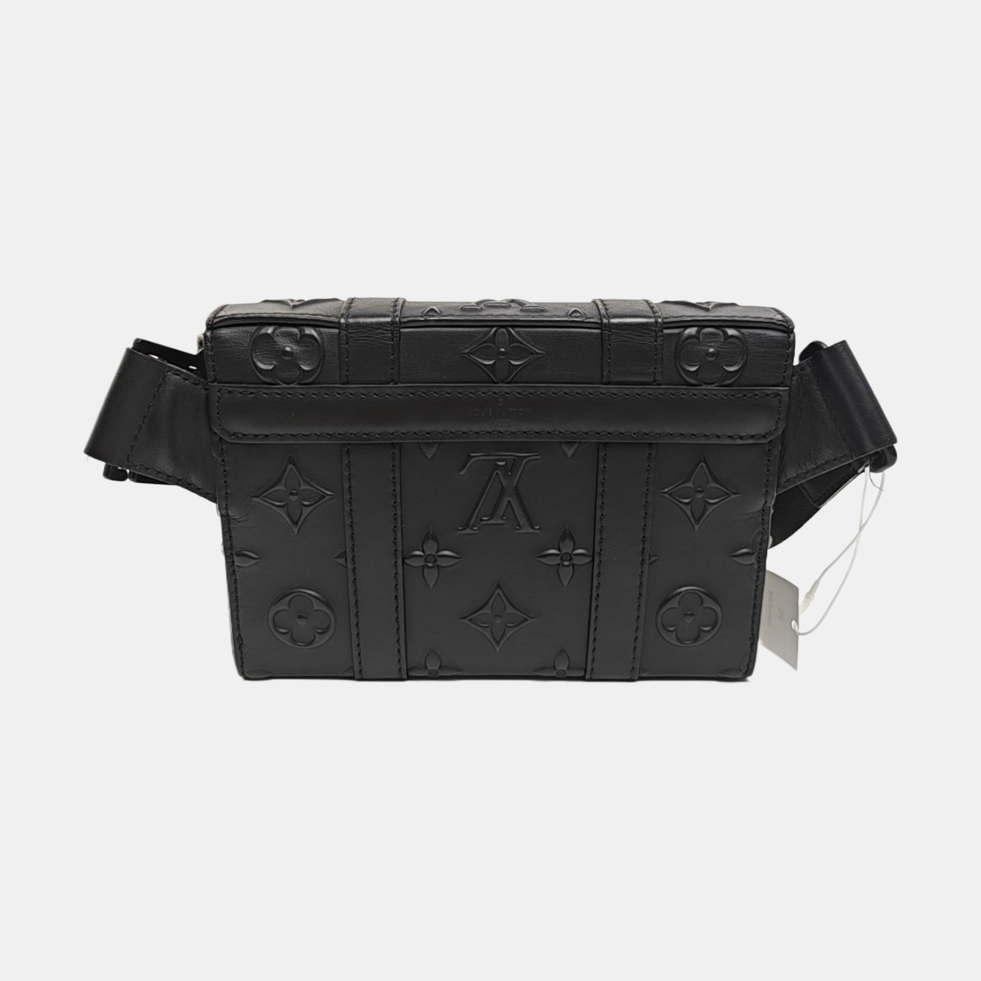 TRUNK Calfskin Black