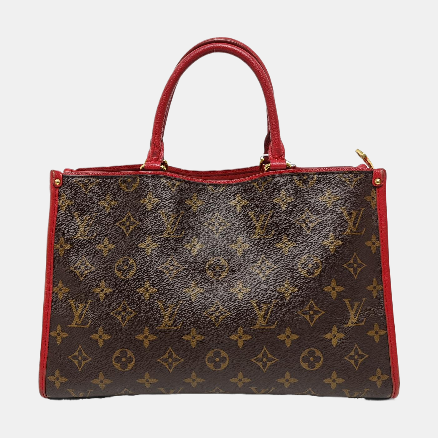 POPINCOURT PM Monogram Coated Canvas Brown