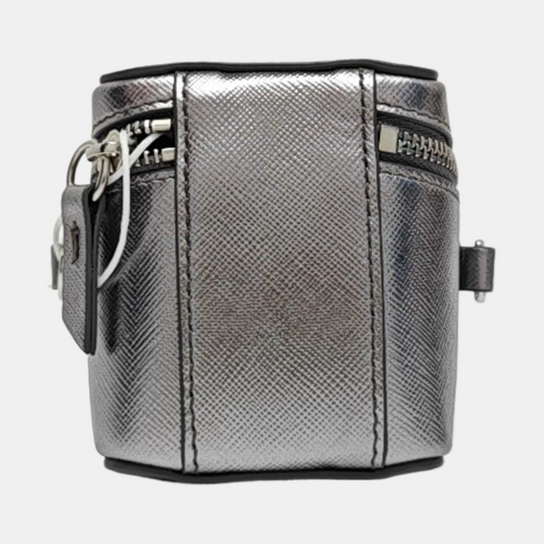 Calfskin Shoulder Bag Super Mini Silver