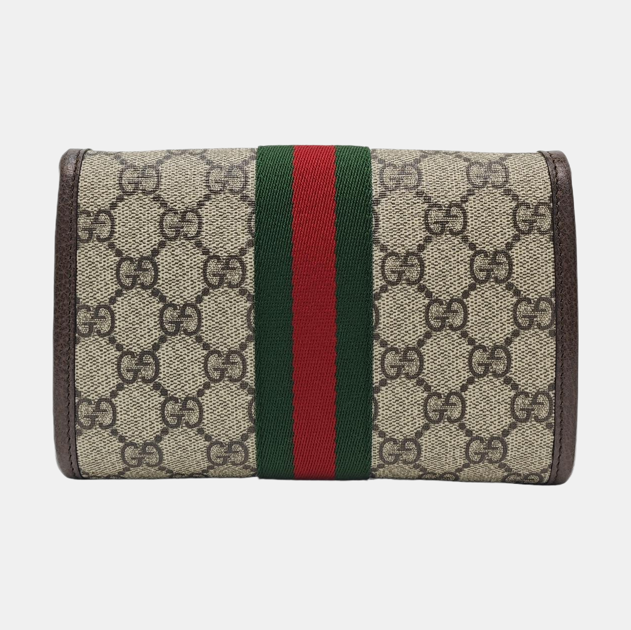 Rajah Mini Monogram Coated Canvas Beige