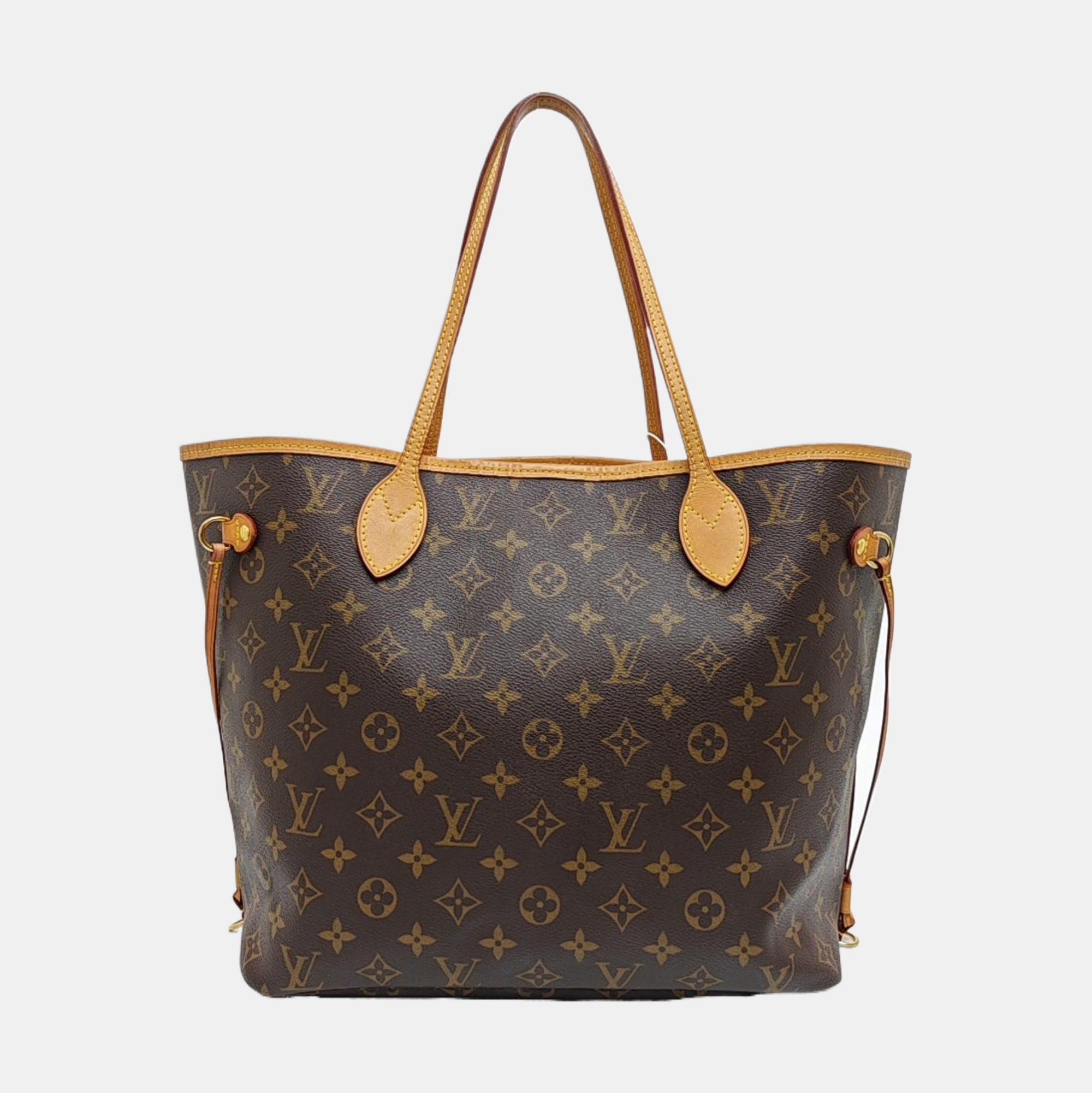 NEVERFULL MM Monogram Coated Canvas Brown
