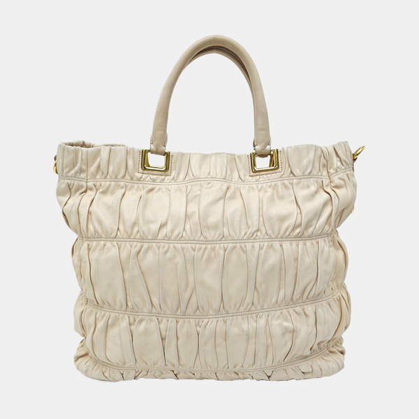 Gaufre Calfskin Beige