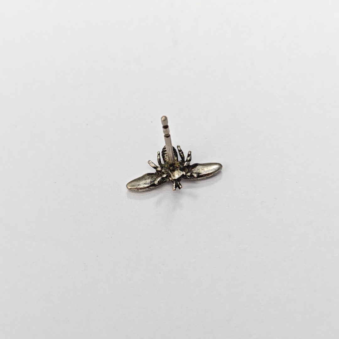 Dior Tribales Metal Silver Stud Earrings
