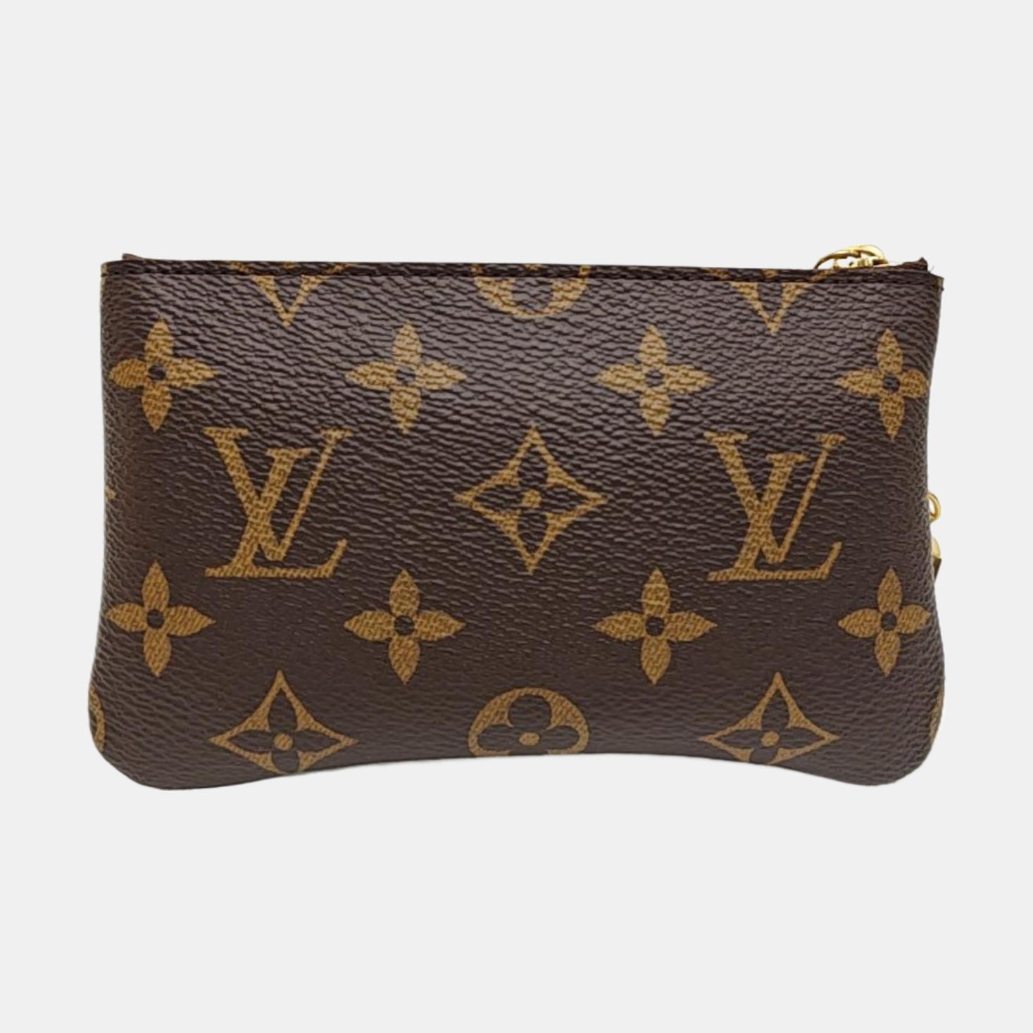 Monogram Coated Canvas Coin Purse Brown