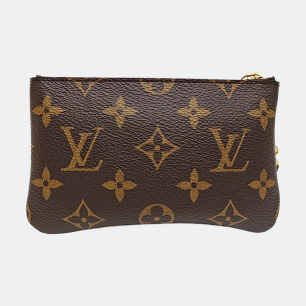 Monogram Coated Canvas Coin Purse Brown