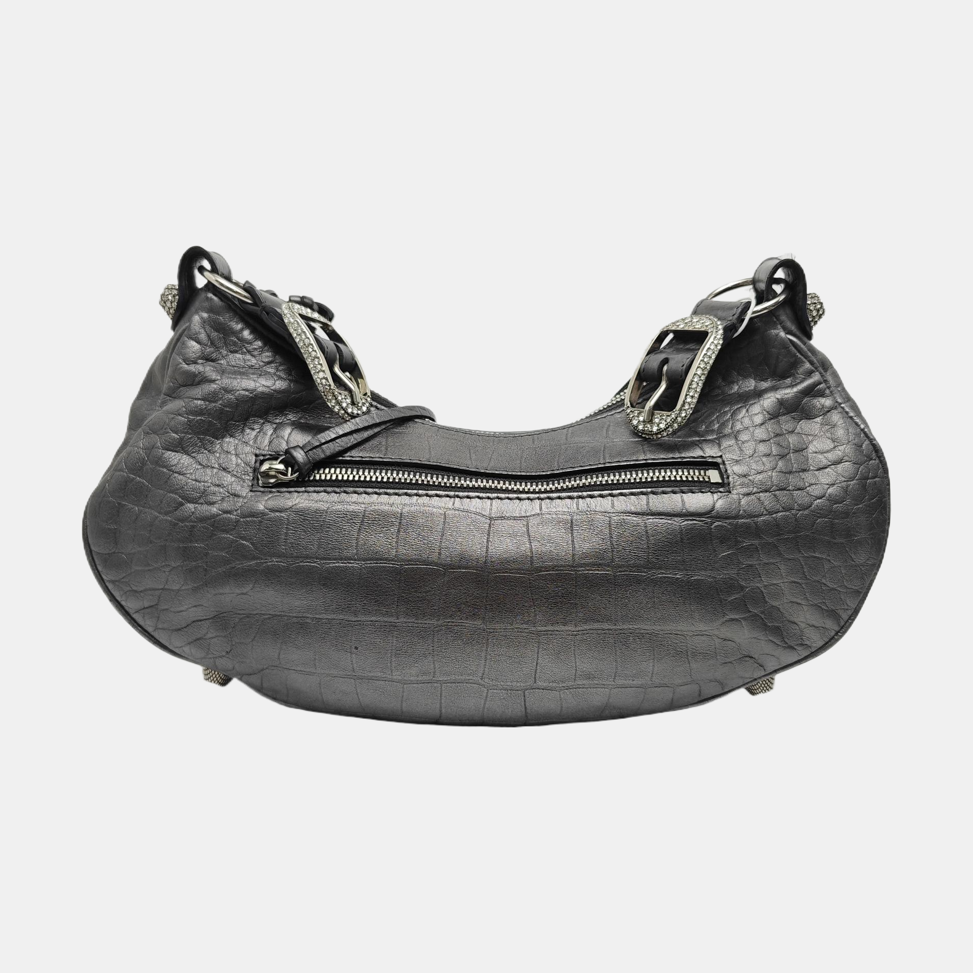 Le Cagole S Lambskin Gray