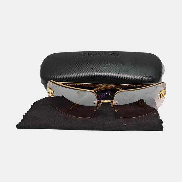 Metal Sunglasses Brown