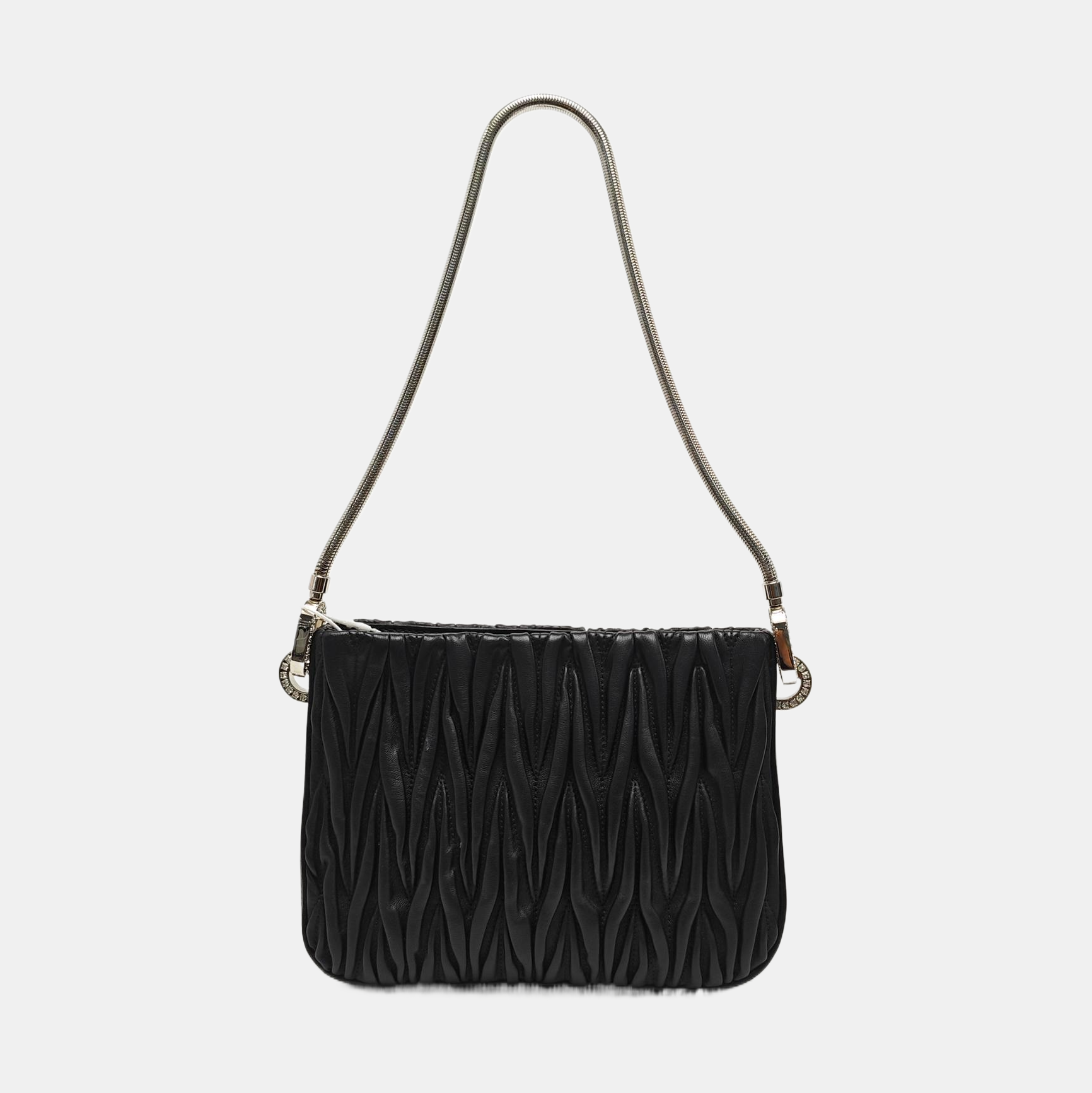 Matelassé Quilted Lambskin Black