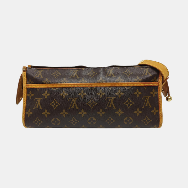 POPINCOURT Monogram Coated Canvas Brown