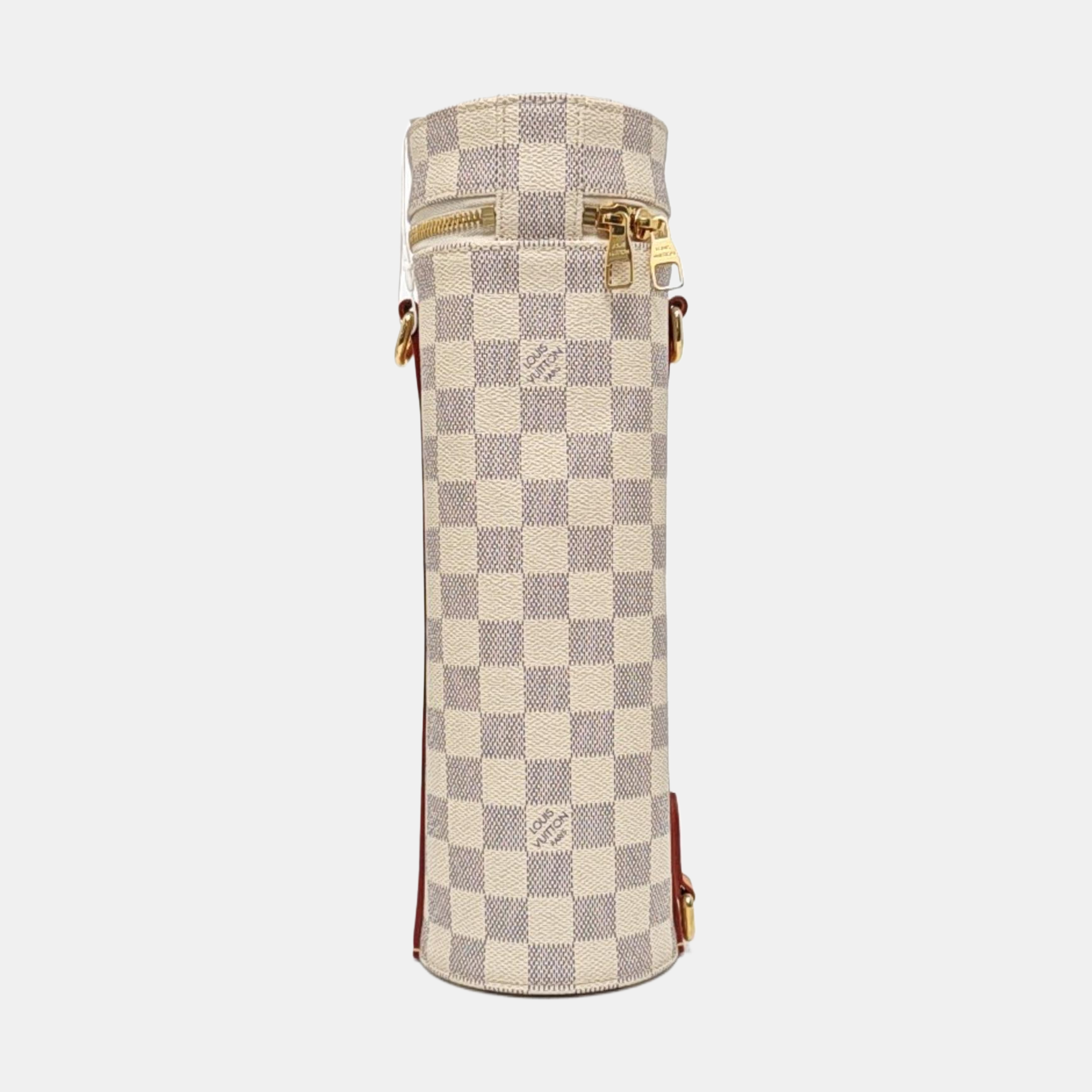 AZUR Damier Azur Coated Canvas White