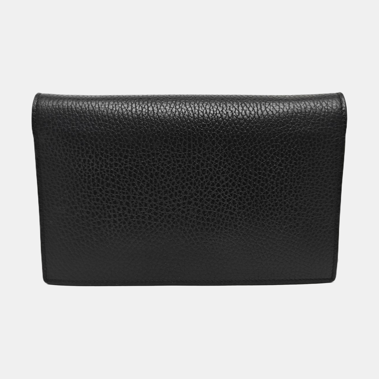 Interlocking G Small Calfskin Black