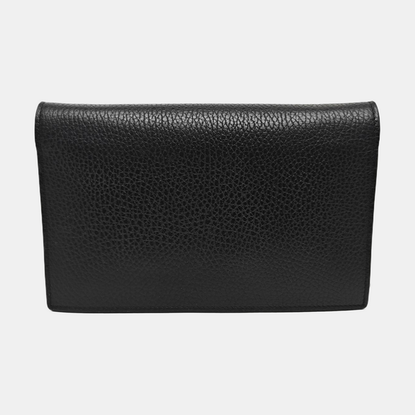 Interlocking G Small Calfskin Black