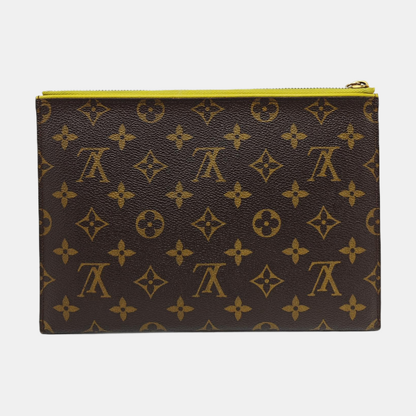 PALLAS BB Monogram Coated Canvas Brown