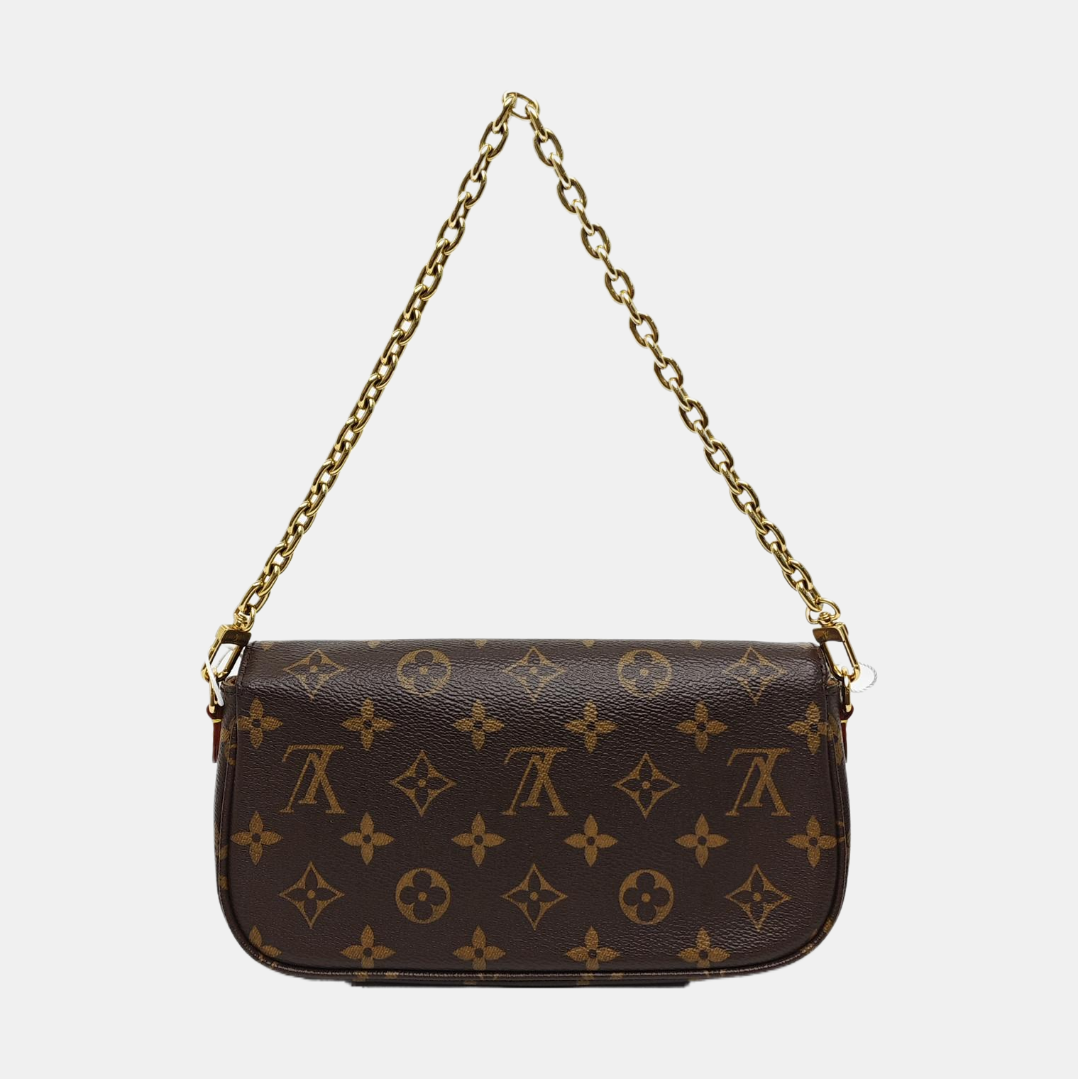 IVY Monogram Coated Canvas Brown