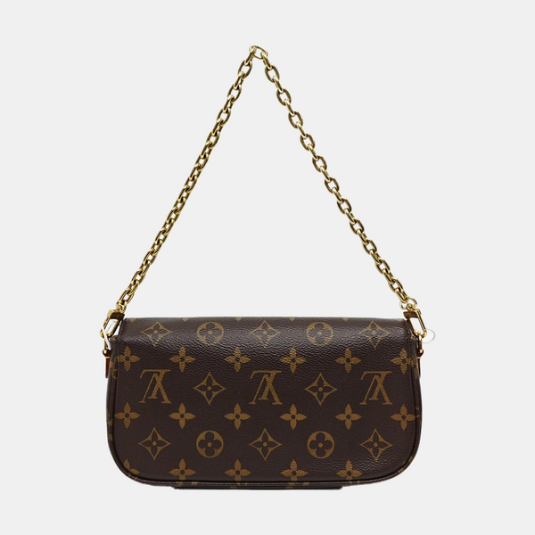 IVY Monogram Coated Canvas Brown