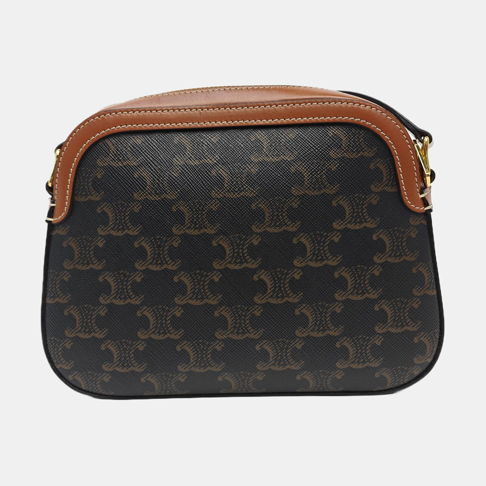 TRIOMPHE CANVAS Small Coated Canvas Black