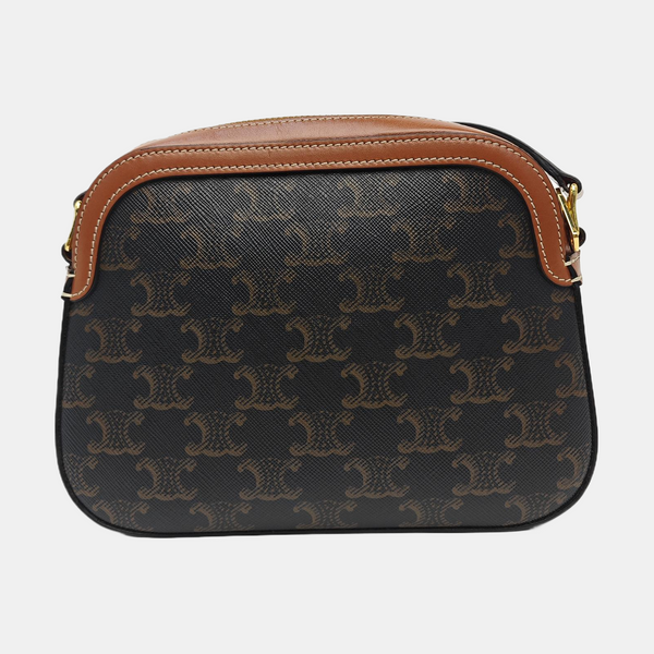 TRIOMPHE CANVAS Small Coated Canvas Black