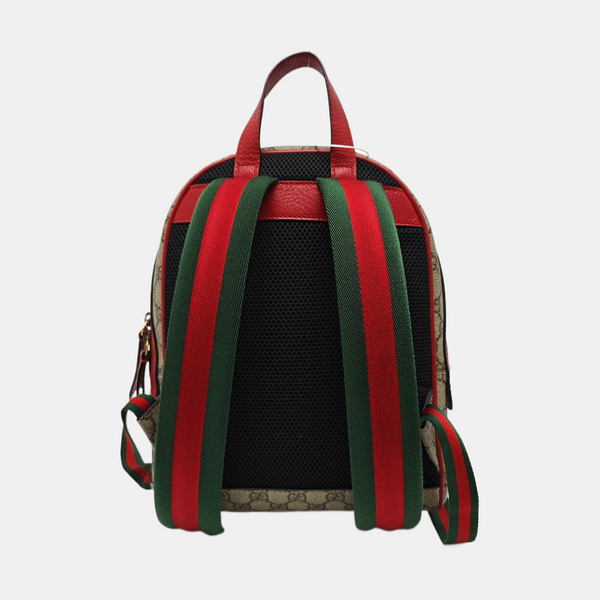 Monogram Coated Canvas Backpack Beige