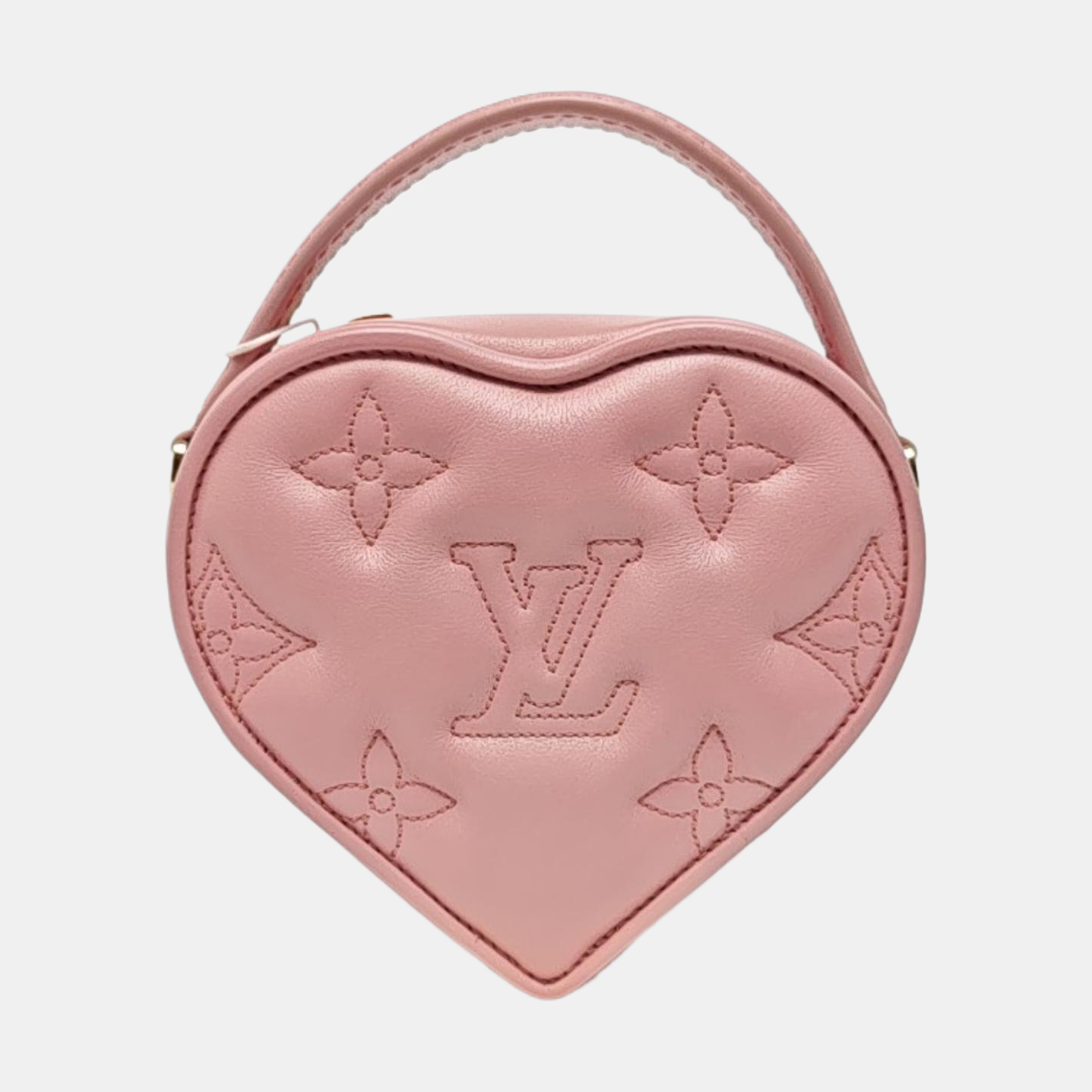 Quilted, Monogram Calfskin Pink