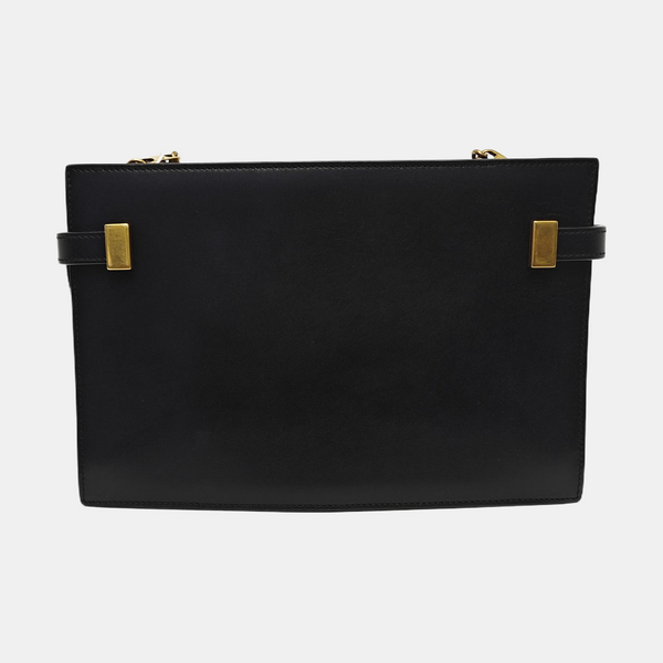 Authenticated pre-owned  MANHATTAN Small Calfskin Black - Shoulder Bag at Looply