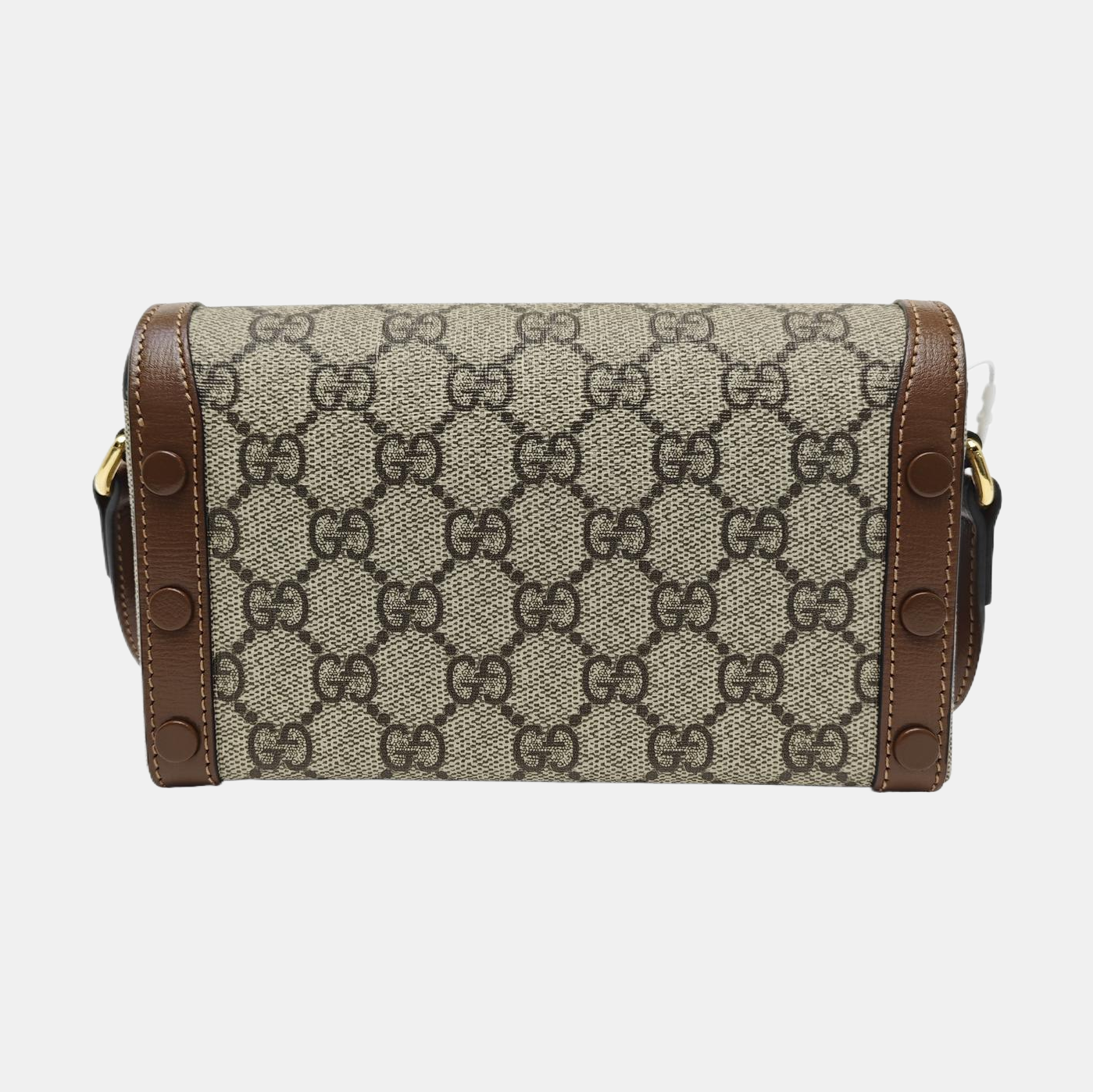 Horsebit 1955 Mini Monogram Coated Canvas Beige