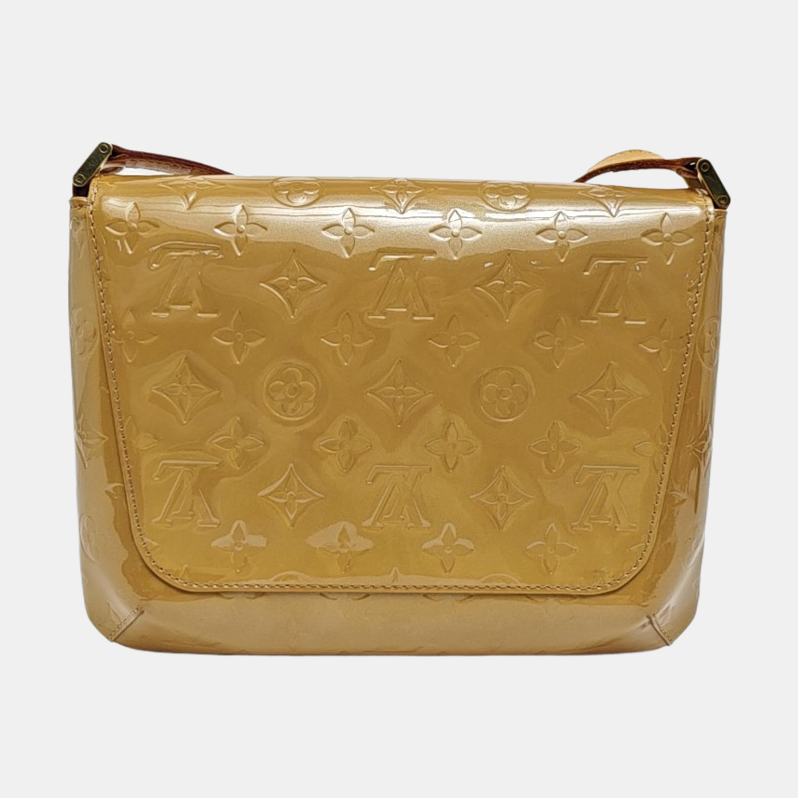 THOMPSON STREET Monogram Calfskin Yellow