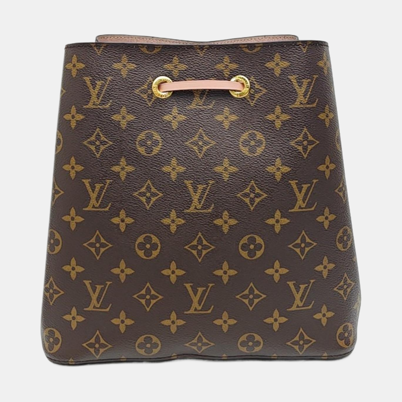 NÉONOÉ MM Monogram Coated Canvas Brown