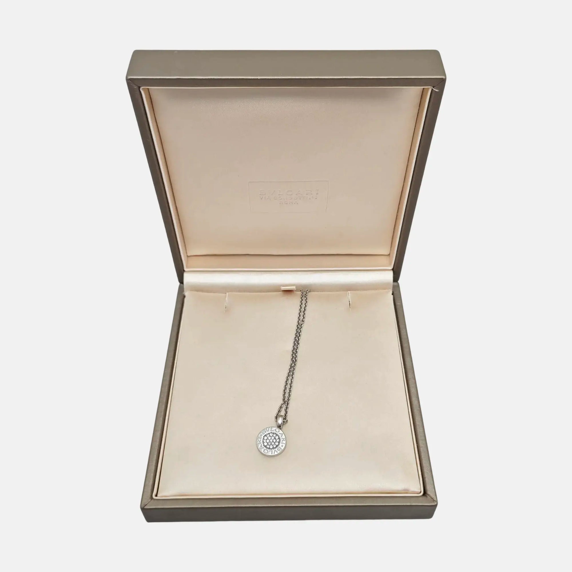 BVLGARI BVLGARI 18k White Gold Silver Necklace
