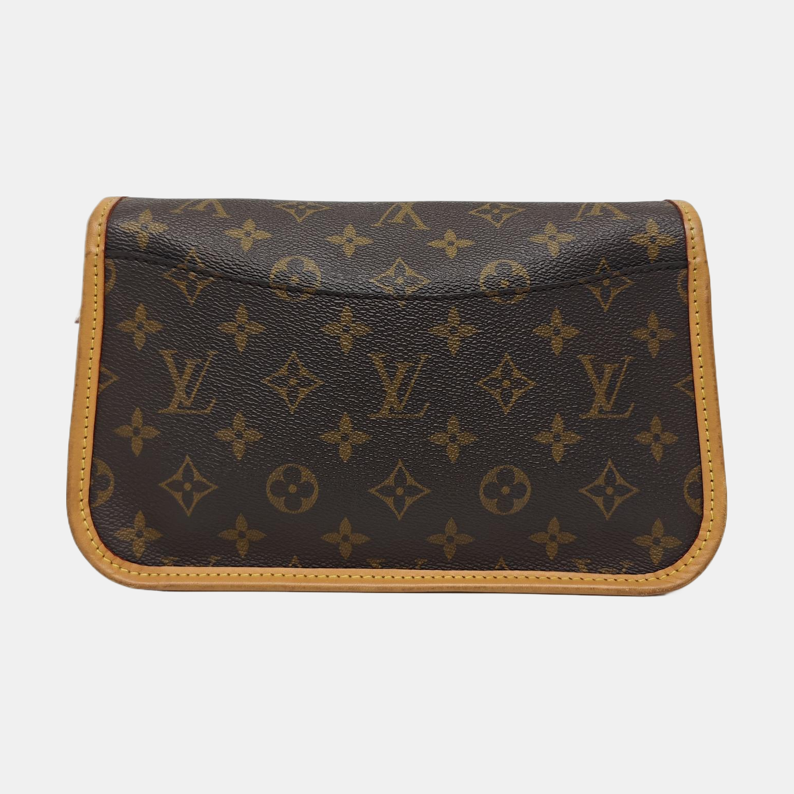 DIANE Monogram Coated Canvas Brown