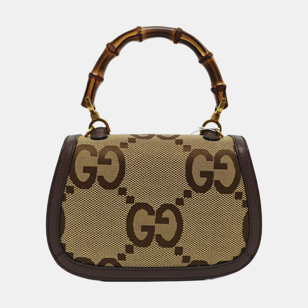 Bamboo 1947 Small Monogram Canvas Beige