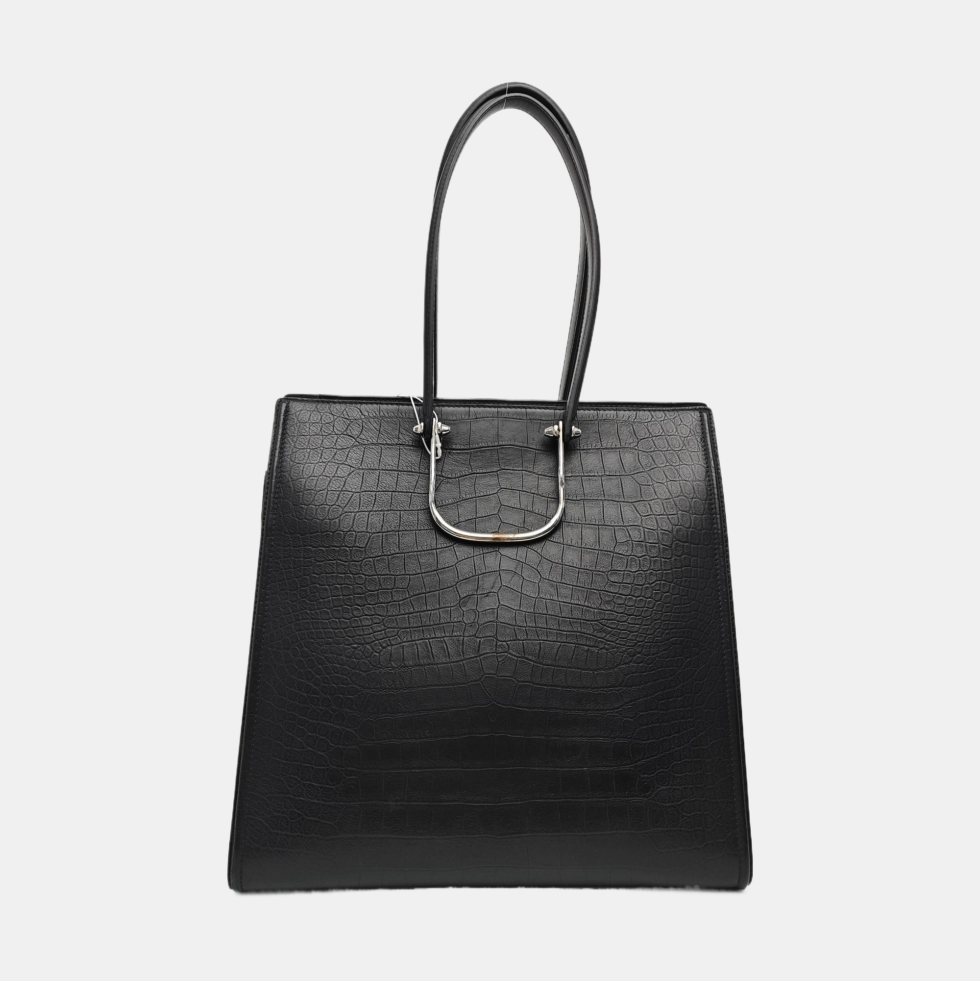Calfskin Tote Bag Black