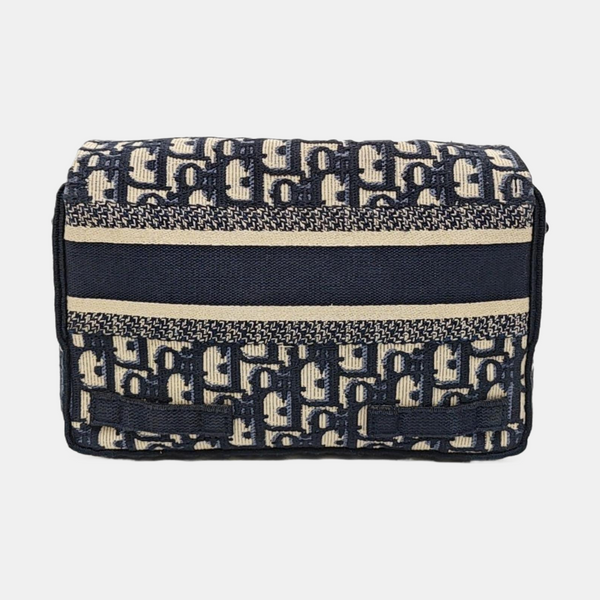 Diorcamp Small Oblique Canvas Blue