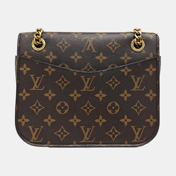 PASSY Monogram Coated Canvas Brown